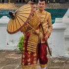 Brautpaar im Wat Xieng Thong 