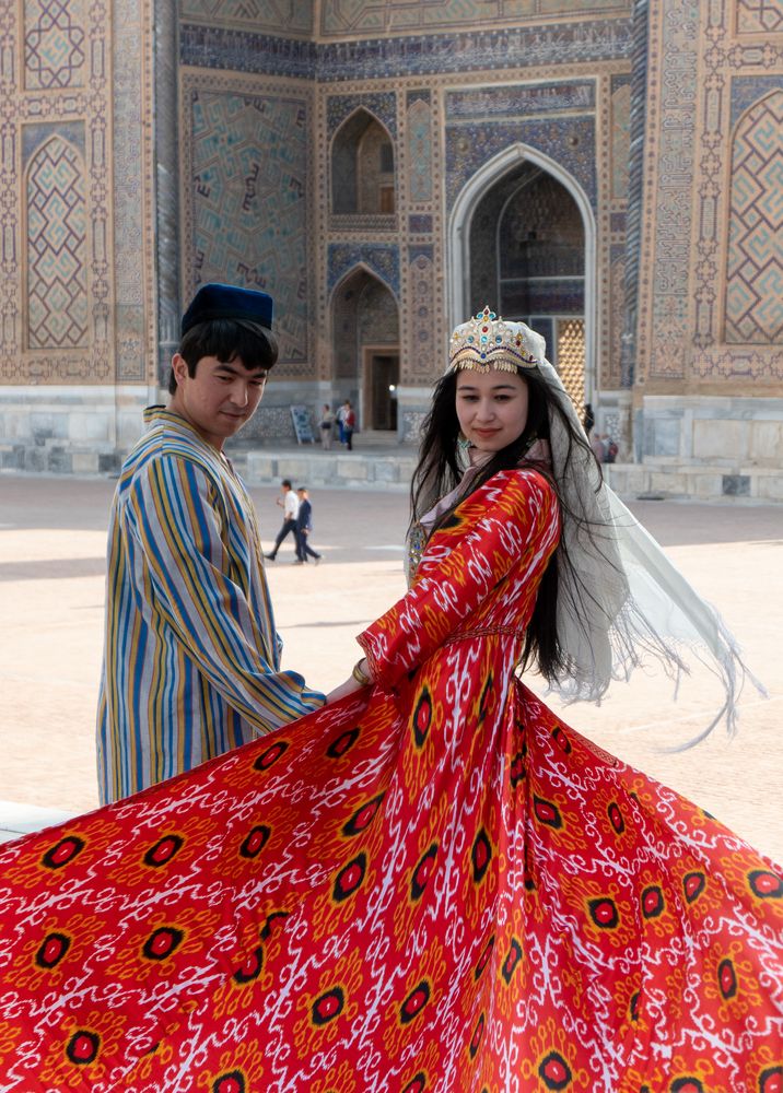 Brautpaar in Samarkand