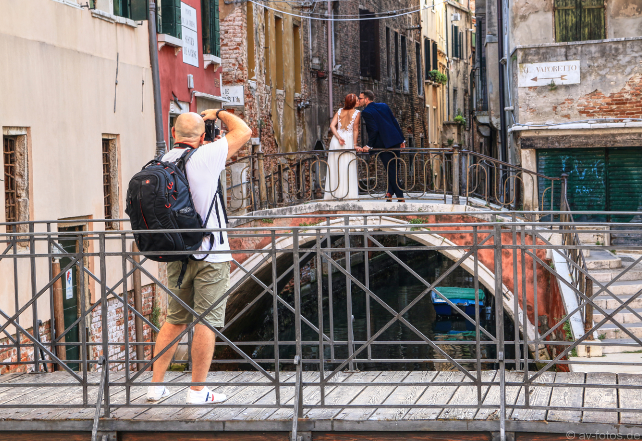 Brautpaar in Venedig