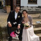 Brautpaar mit Hundeprinzessin