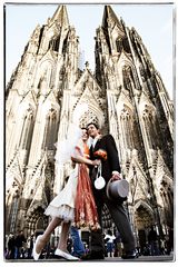 |__Brautpaar vor dem KölnerDom__|