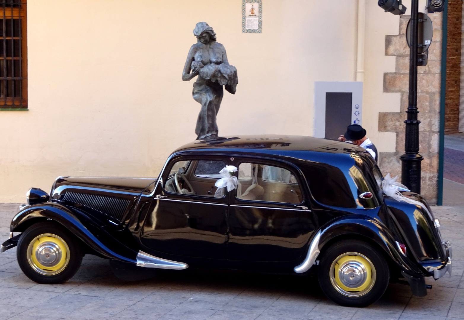 Brautwagen in Castellón de la Plana, Spanien