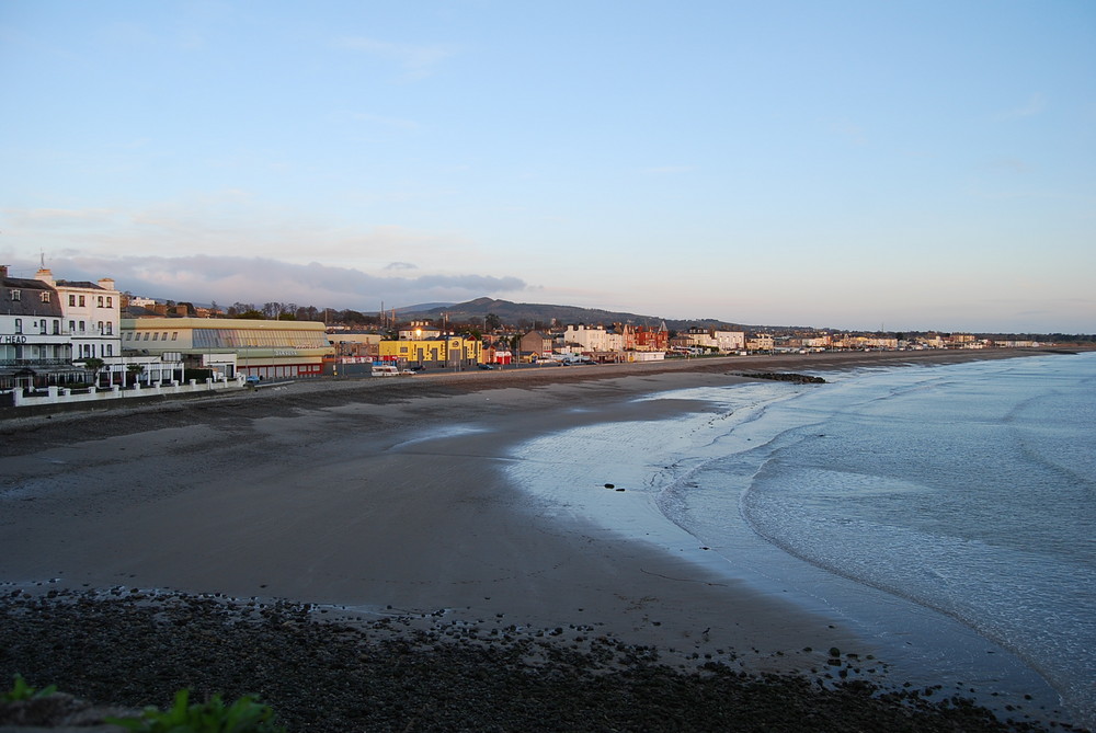 Bray in sunrise glow