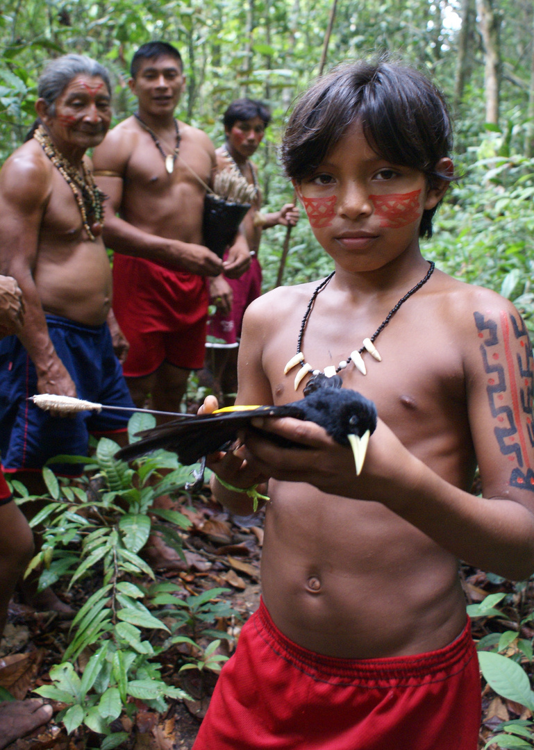 Brazil - hunting in the rain forest