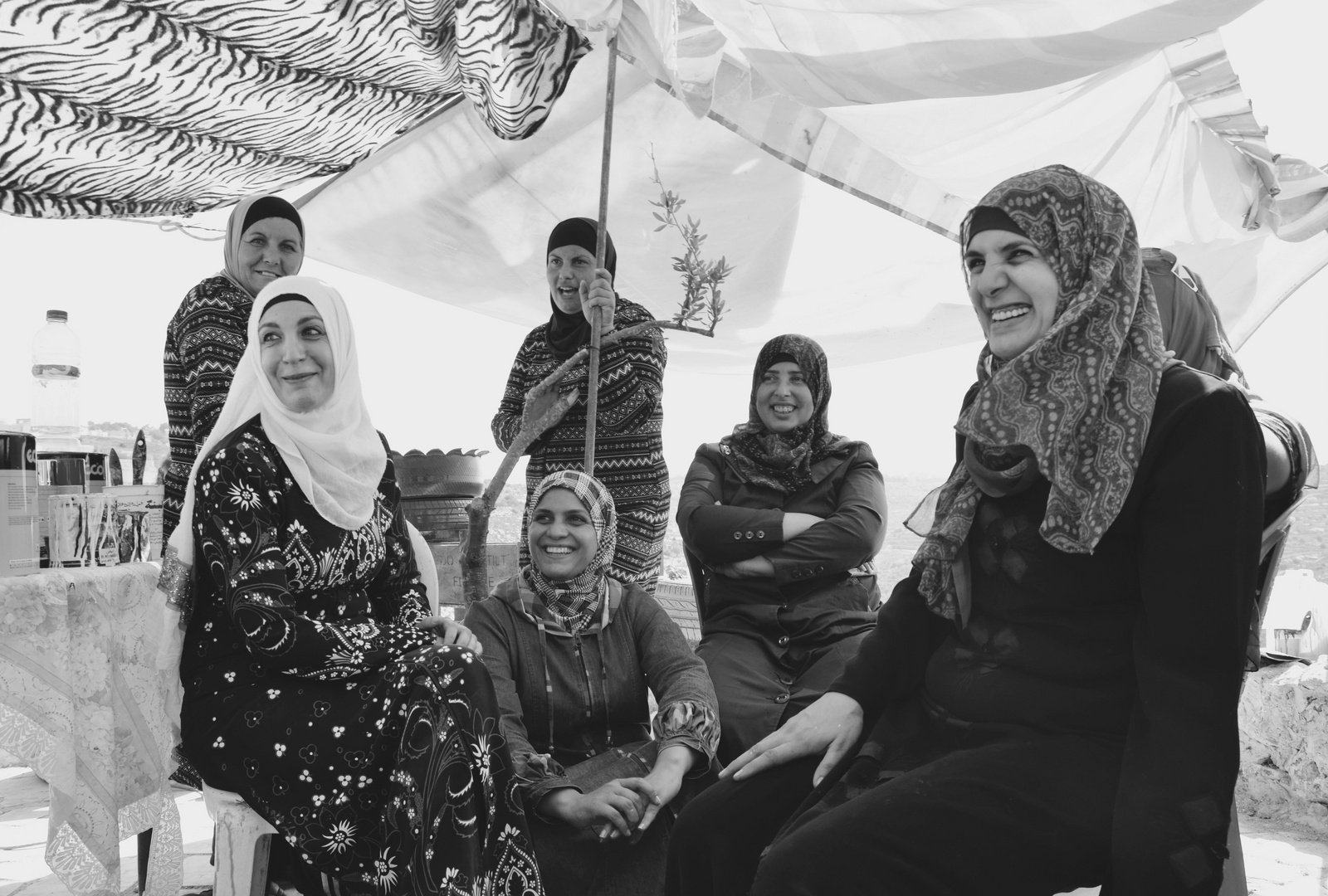 Break from work- women in Al Walajeh