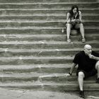 break on the stairs