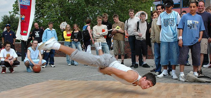 Breakdance - Beim NRW Streetball 2004