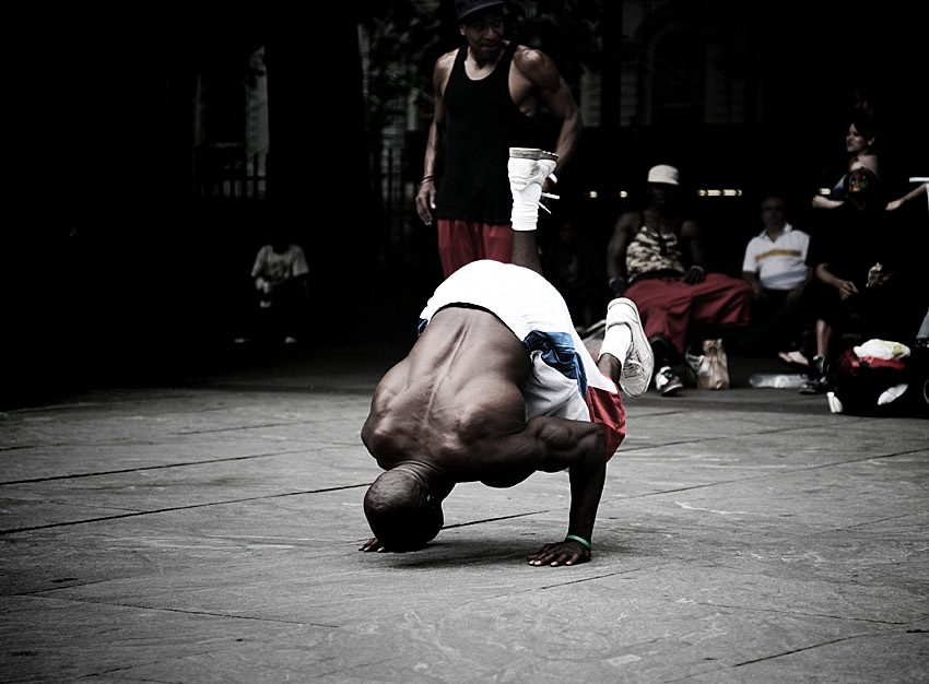 Breakdancer in New York City