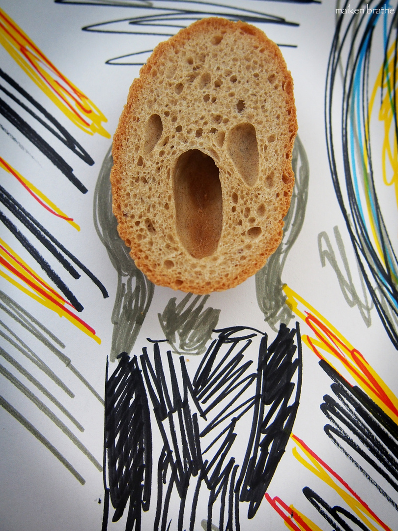 Breakfeast goes art: Edvard Munch beim Frühstück