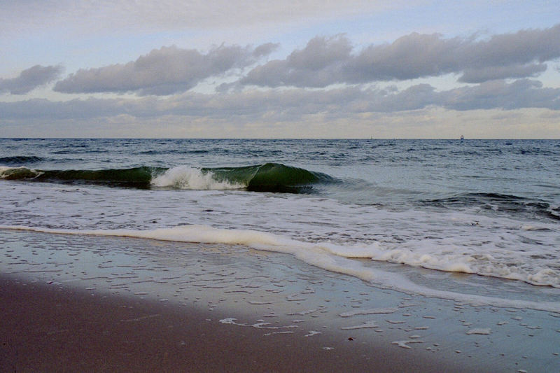 breaking the waves