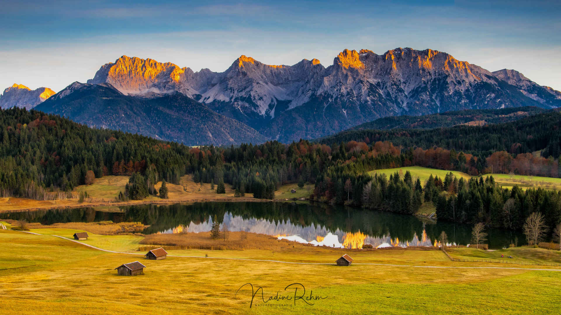 Breathtaking alpenglow