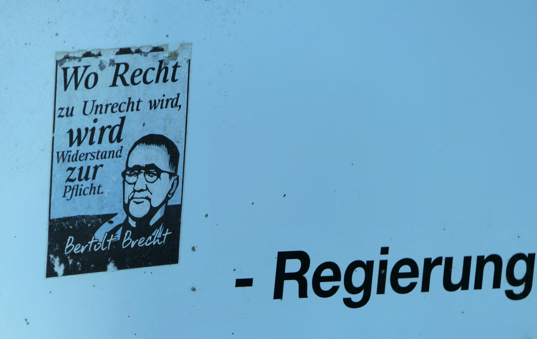 Brecht hat Recht