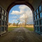 Breeding Barn Gate (in Winter) - Shelburne Farms, Vermont