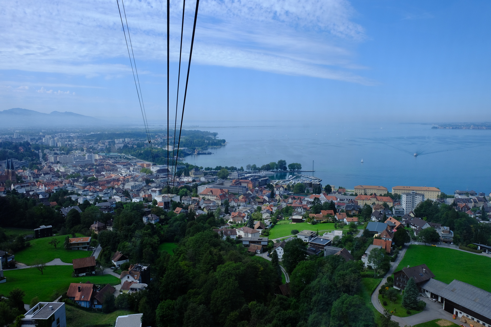 Bregenz aus der Gondel