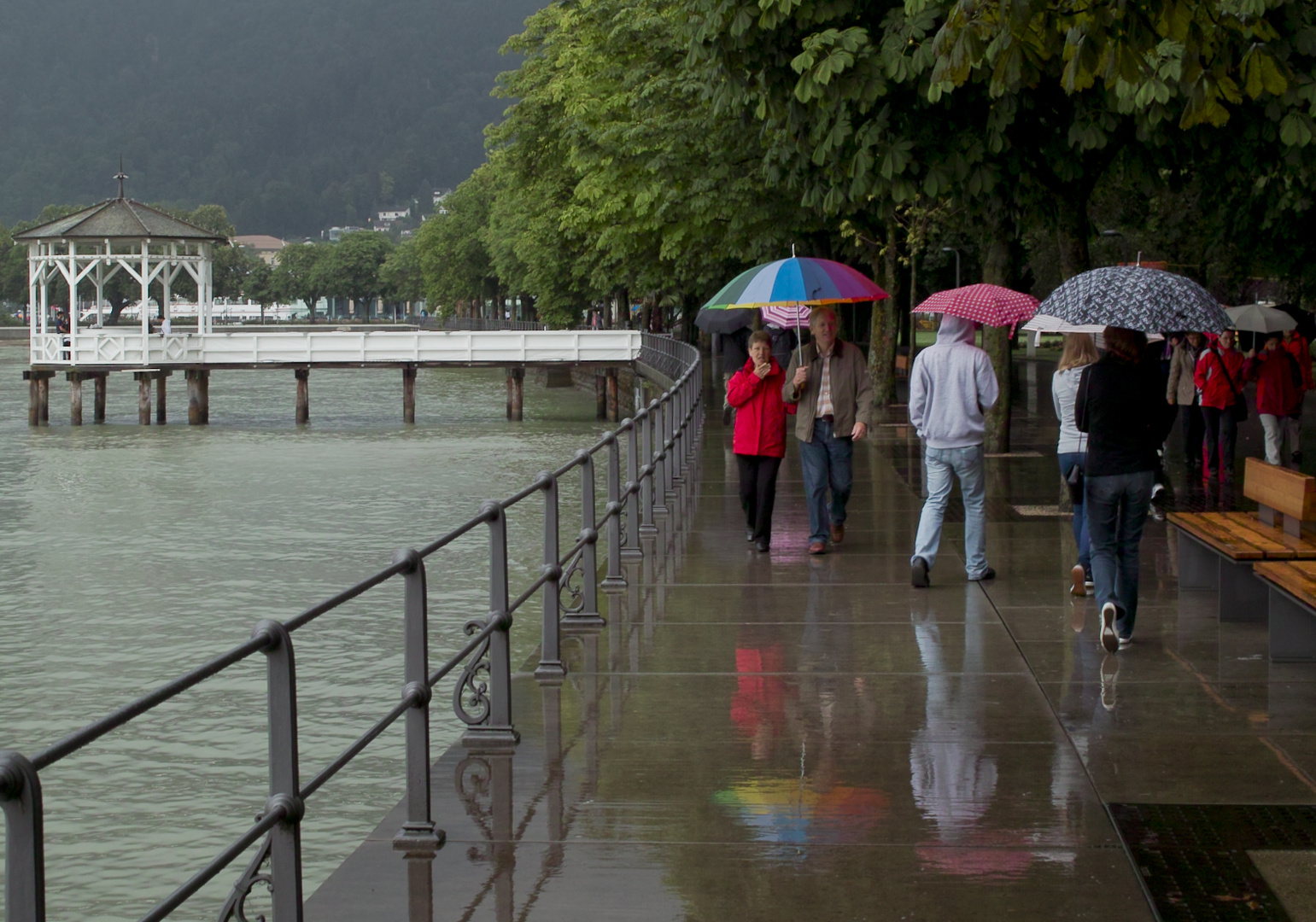 Bregenz im Regen