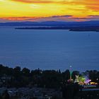 Bregenz Kirmes Sonnenuntergang