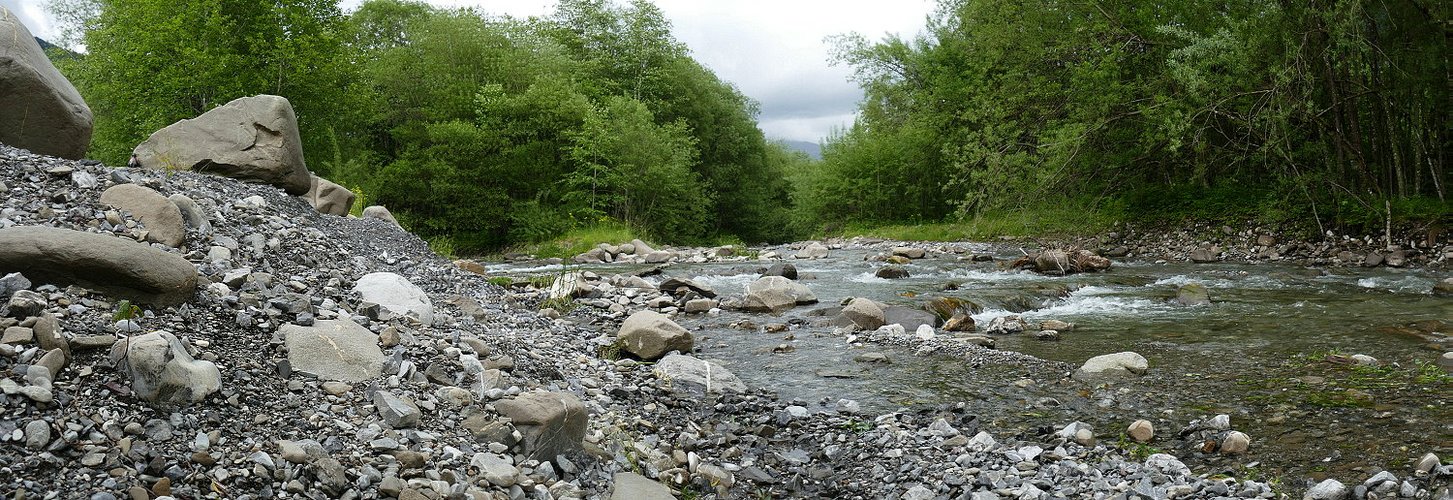 Bregenzer Ache bei Schoppernau