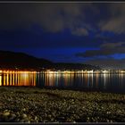 Bregenzer Bucht bei Nacht