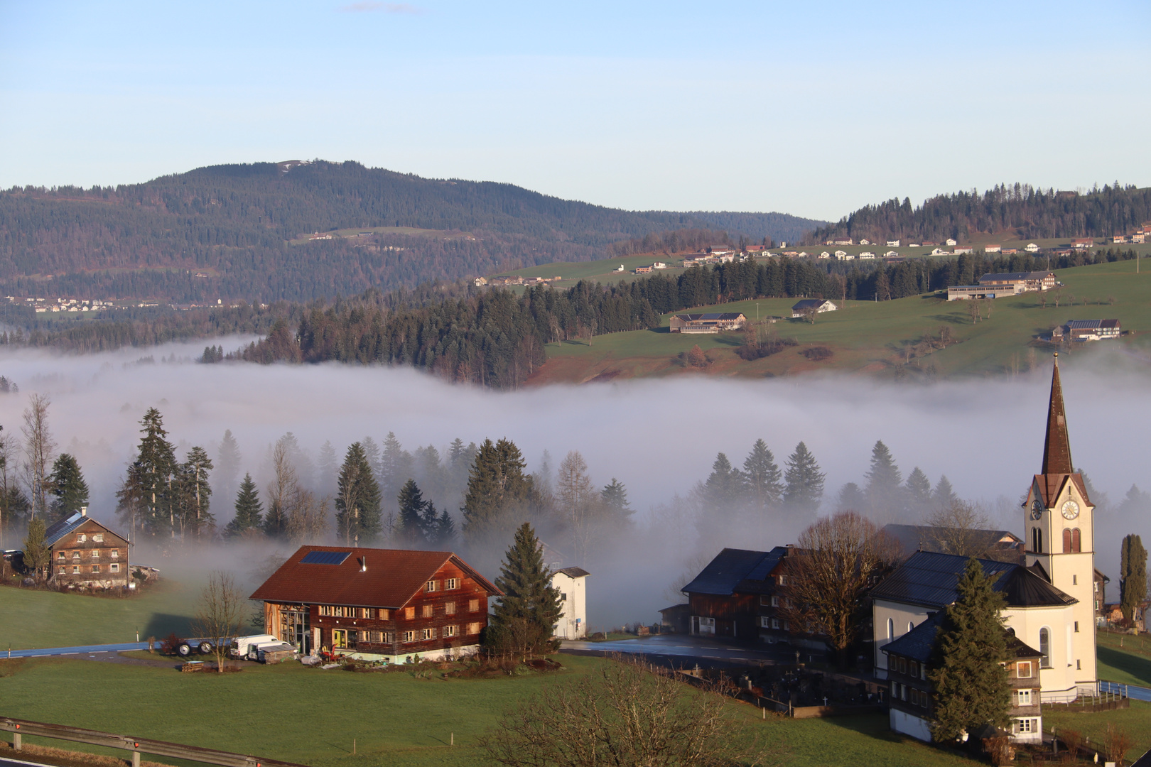 Bregenzerwald im Nebelmeer!