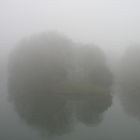 Brehm-Insel im Nebel (Essen-Werden)