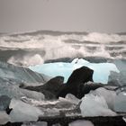 Breiðamerkursandur Eisberge am Strand