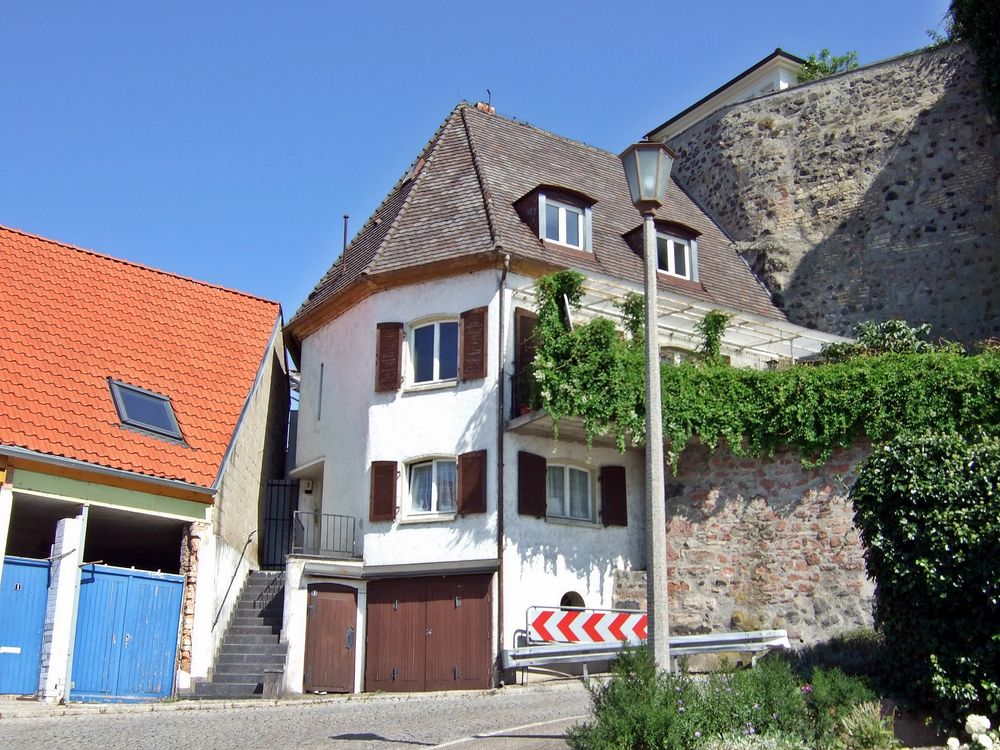 Breisach am Rhein Auffahrt zum Münsterberg