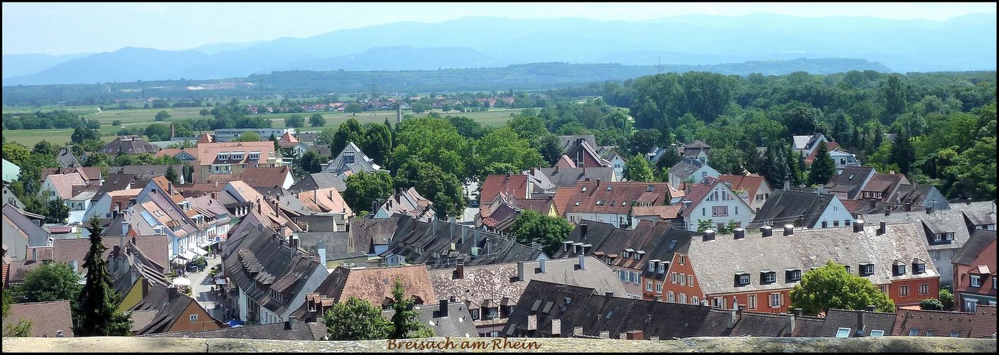 Breisach -Panoramaufnahme-