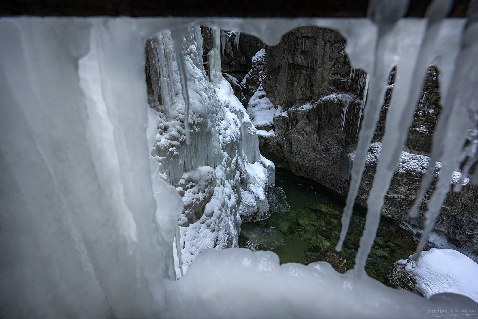 Breitachklamm gefroren