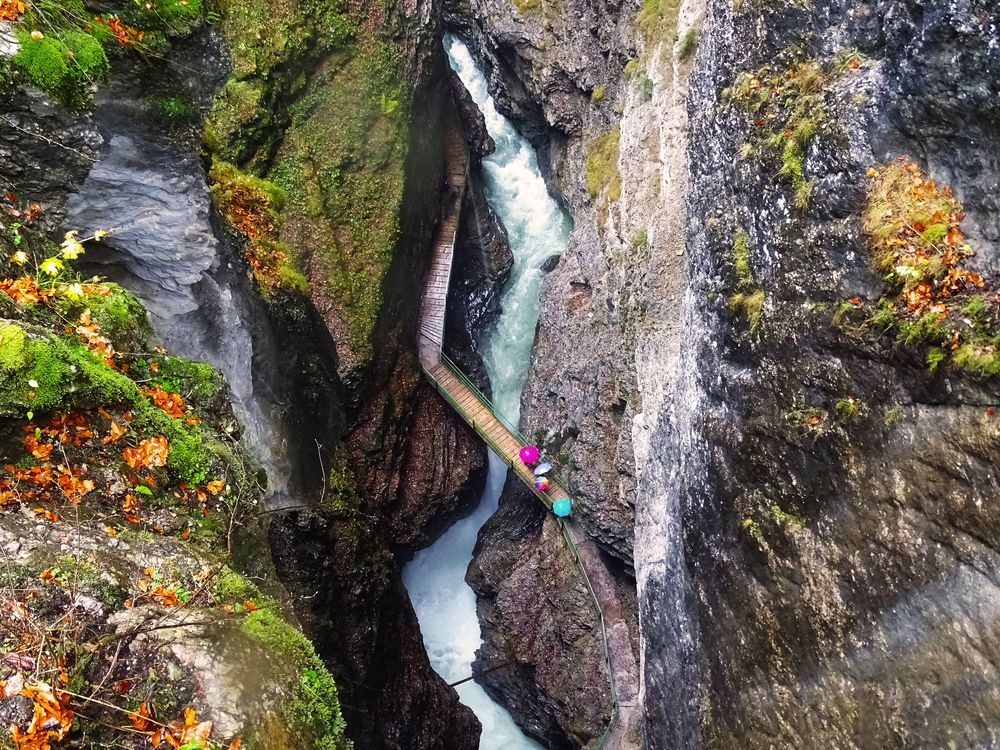 Breitachklamm im Regen