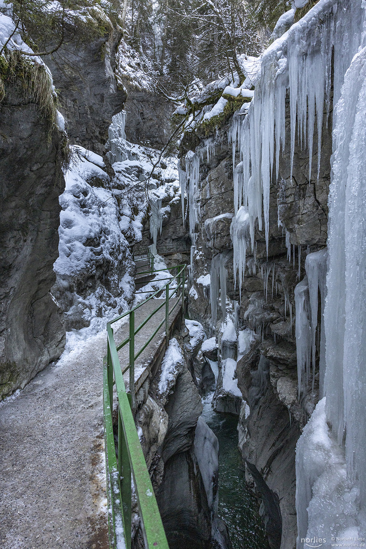 Breitachklamm im Winter