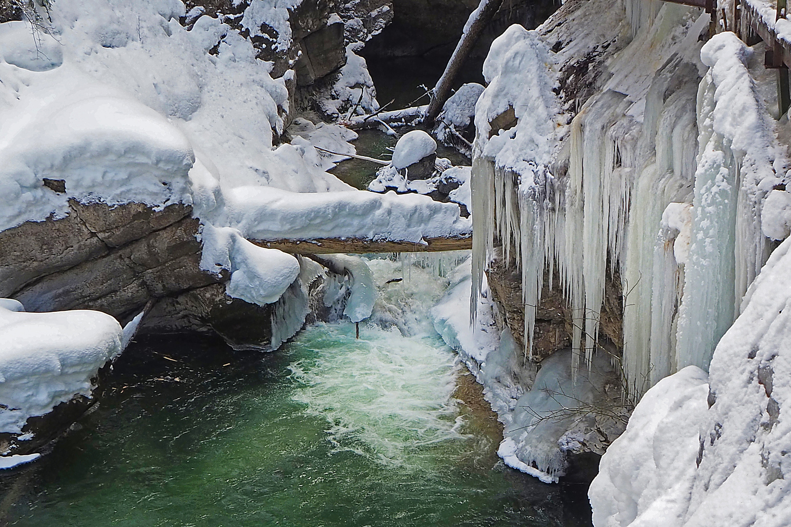 Breitachklamm im Winter