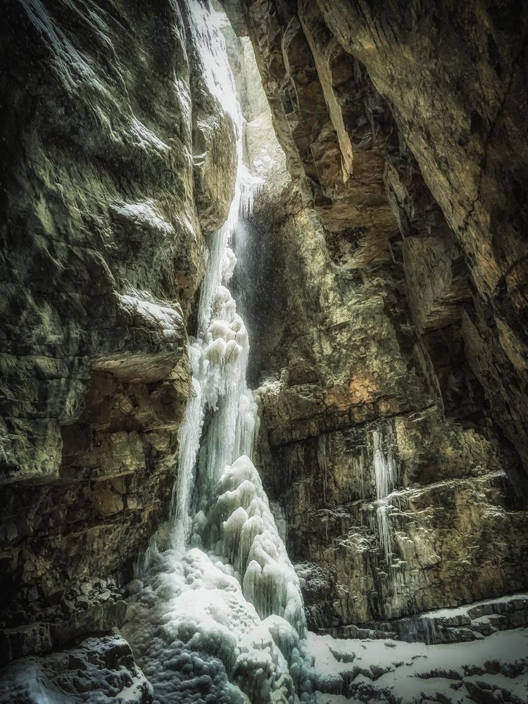 Breitachklamm im Winter