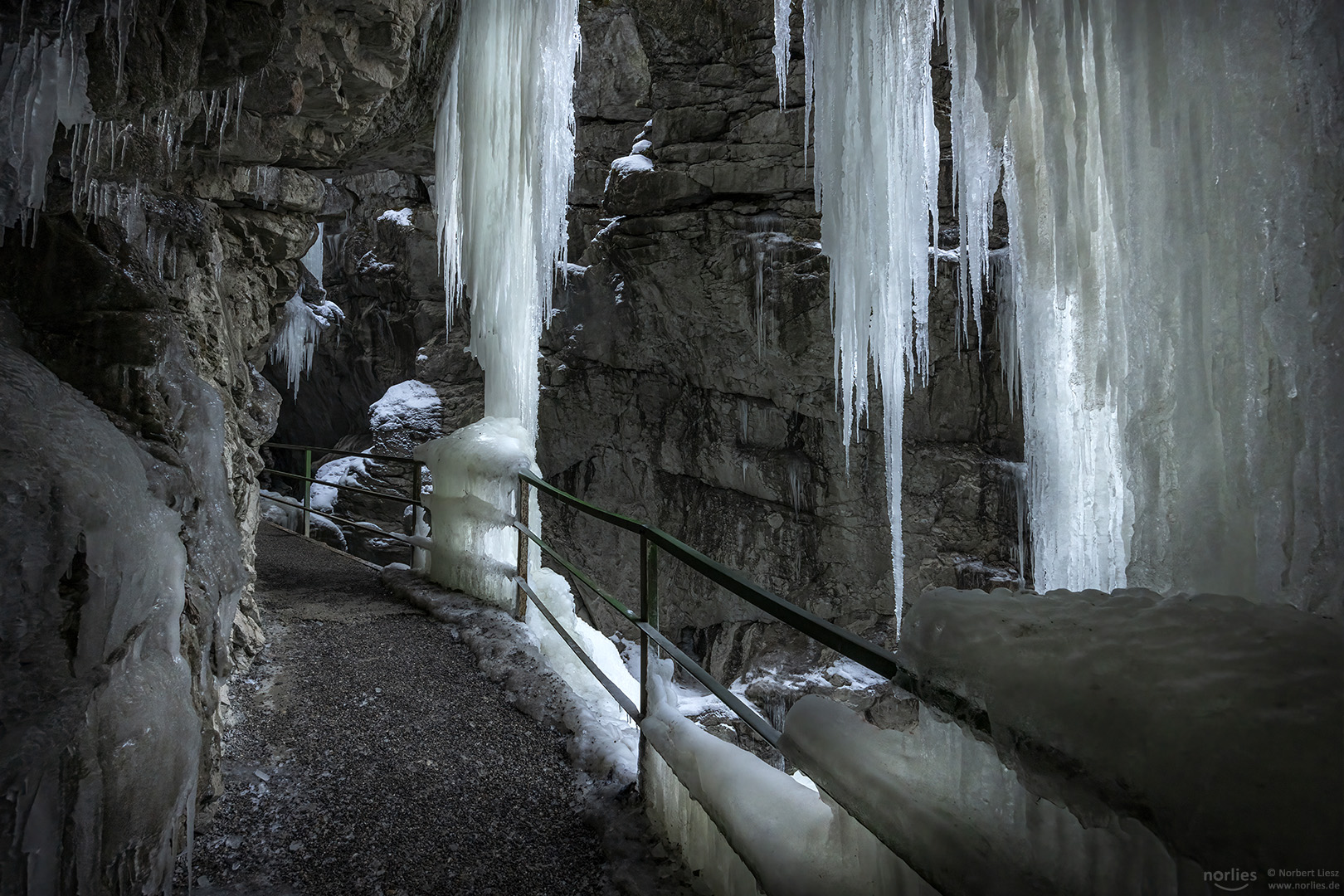 Breitachklamm mit Eis