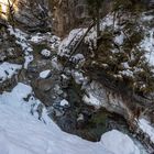 Breitachklamm mit Schnee