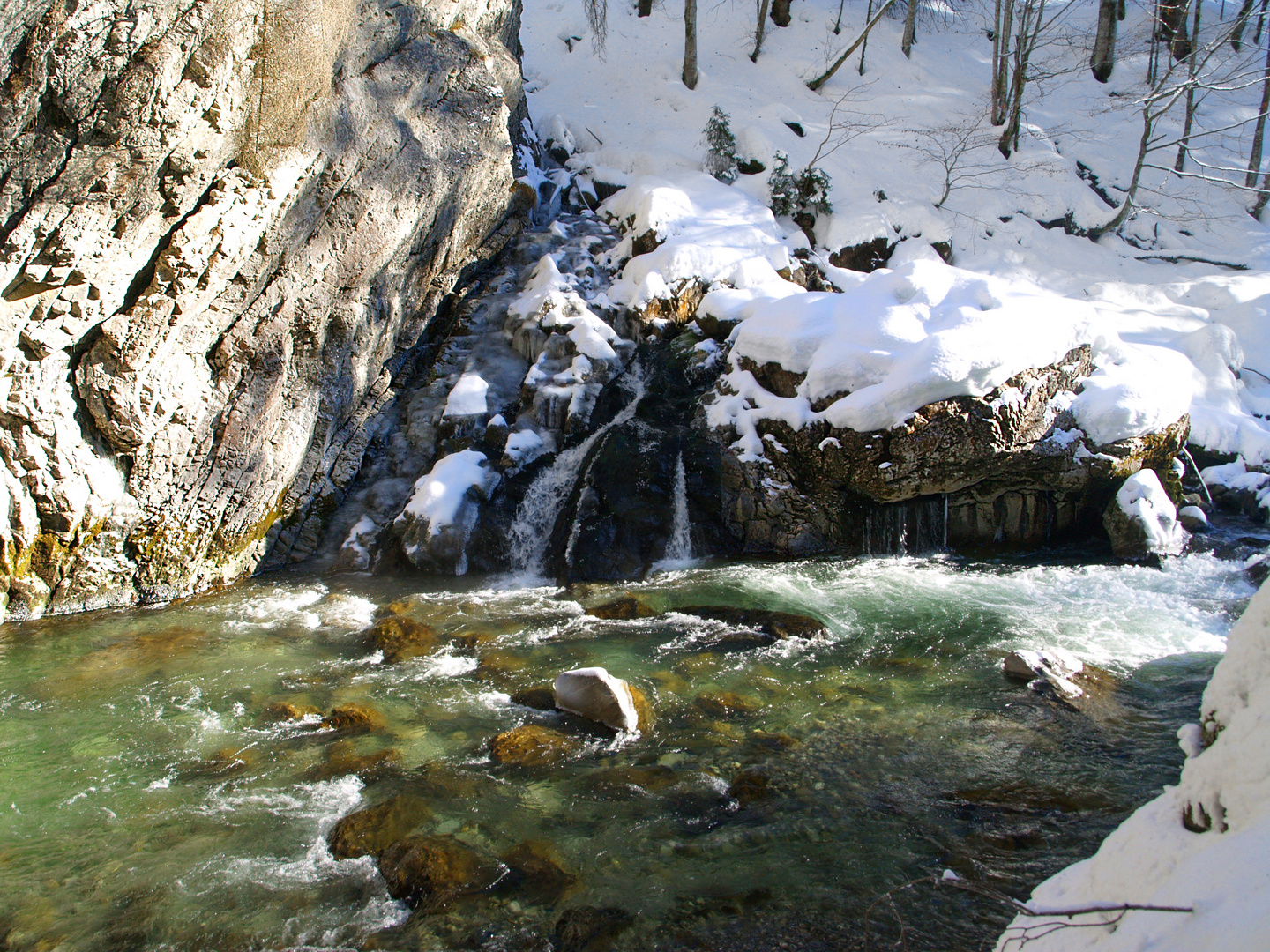 Breitachklamm Oberstdorf im Januar 2012