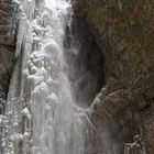 Breitachklamm, vereister Wasserfall