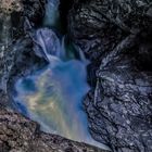 Breitachklamm Wasserfall Langzeitbelichtung