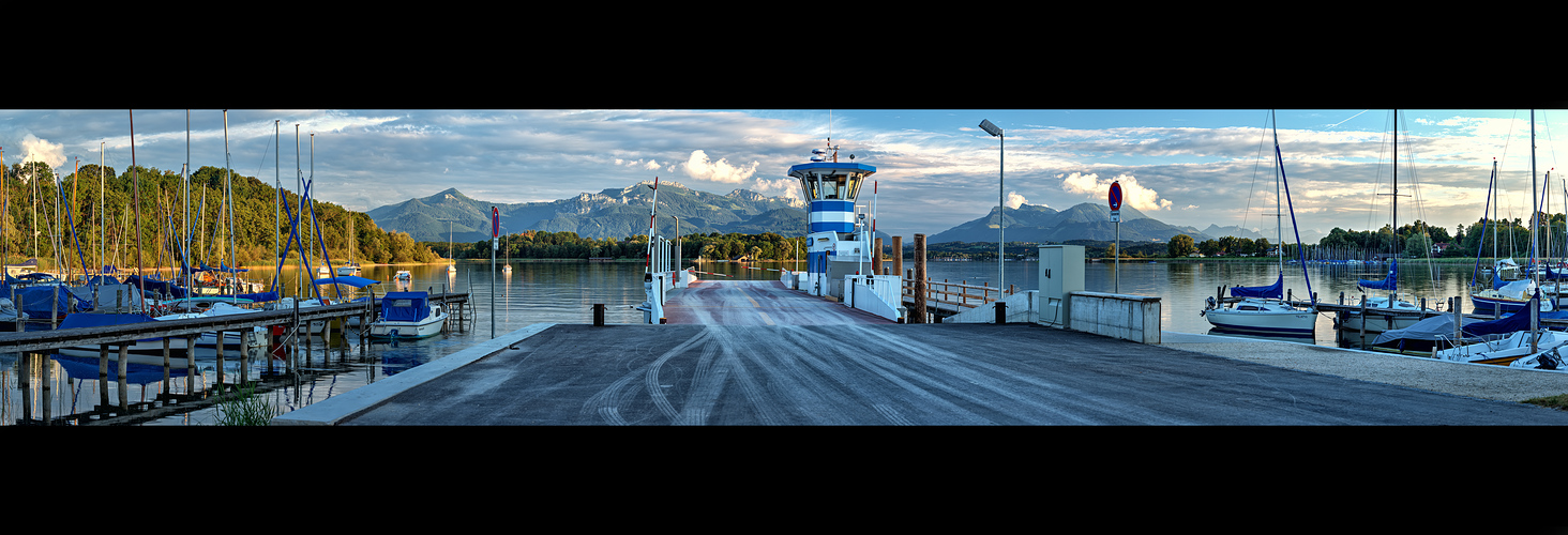 Breitbrunn am Chiemsee Autofähre (Breit)