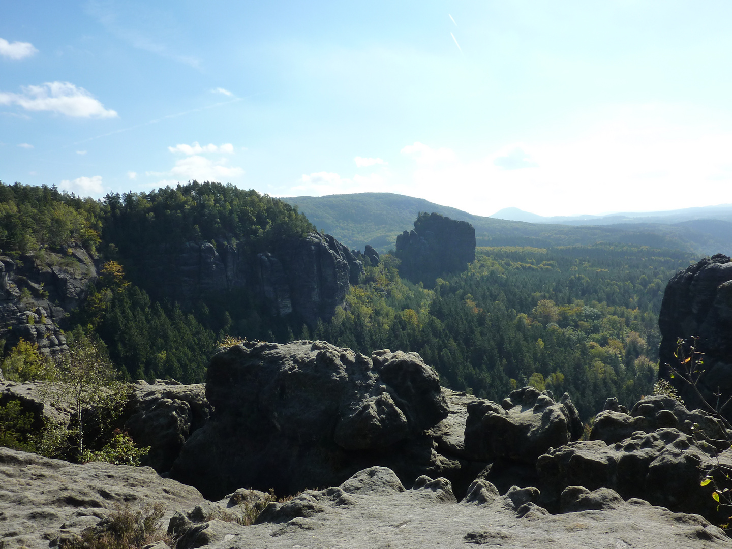 Breite Kluft Aussicht