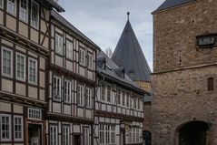 Breite Straße mit Stadttor - Goslar/Harz