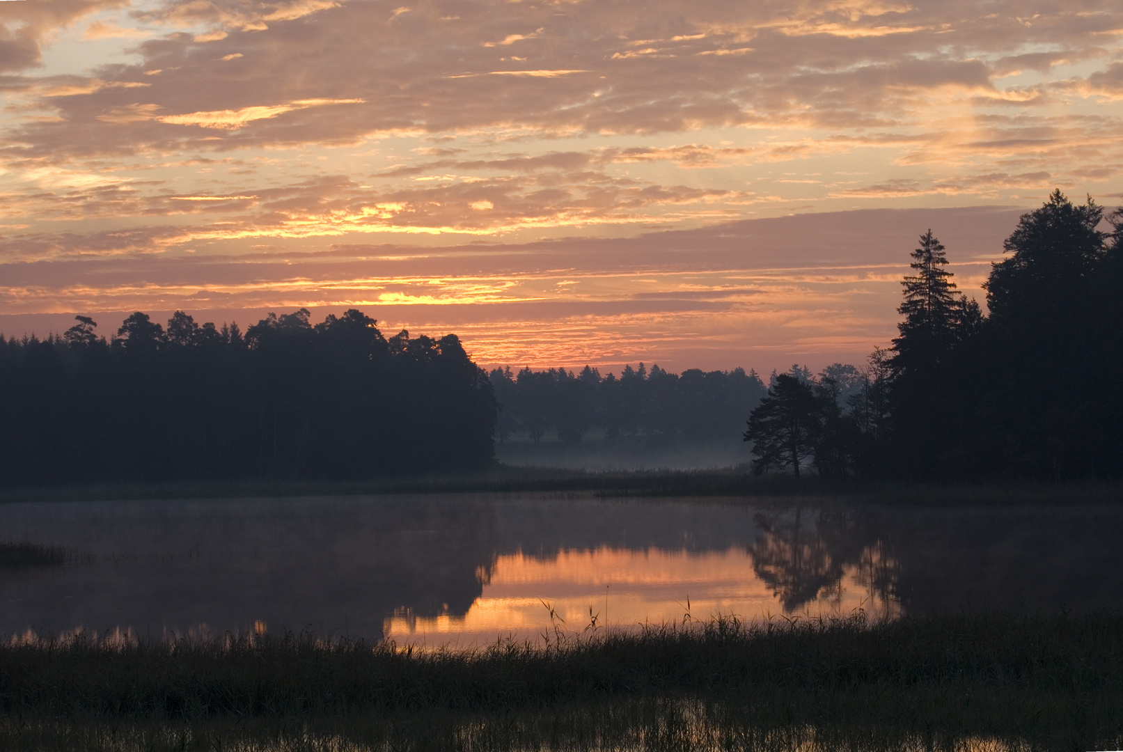 Breitenauer See im Morgenlicht