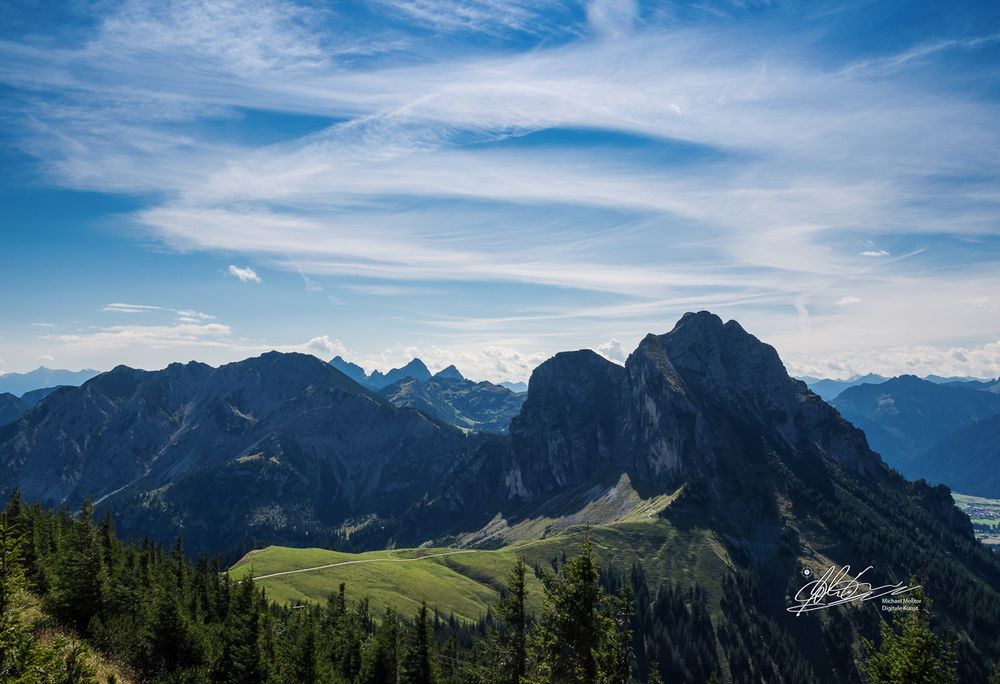 Breitenberg - Blick auf den Aggenstein