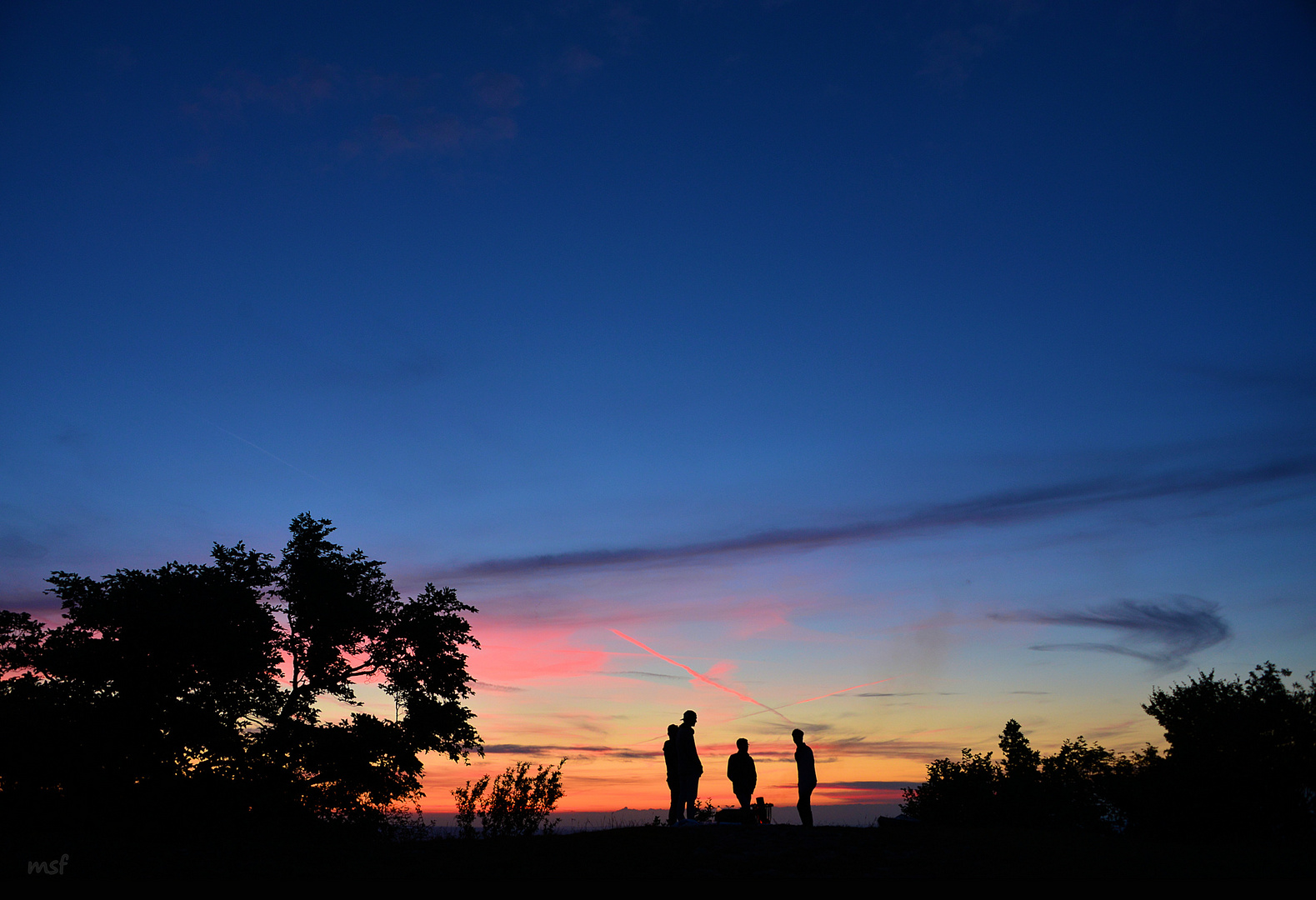 Breitenstein gestern Abend