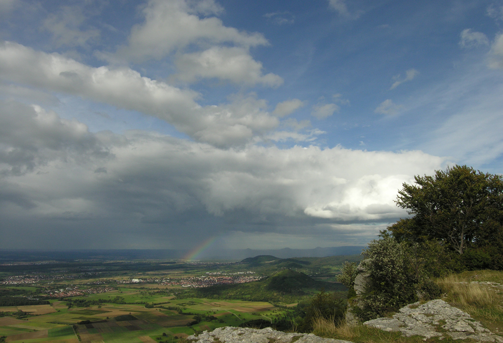 Breitenstein mit Regenbogen