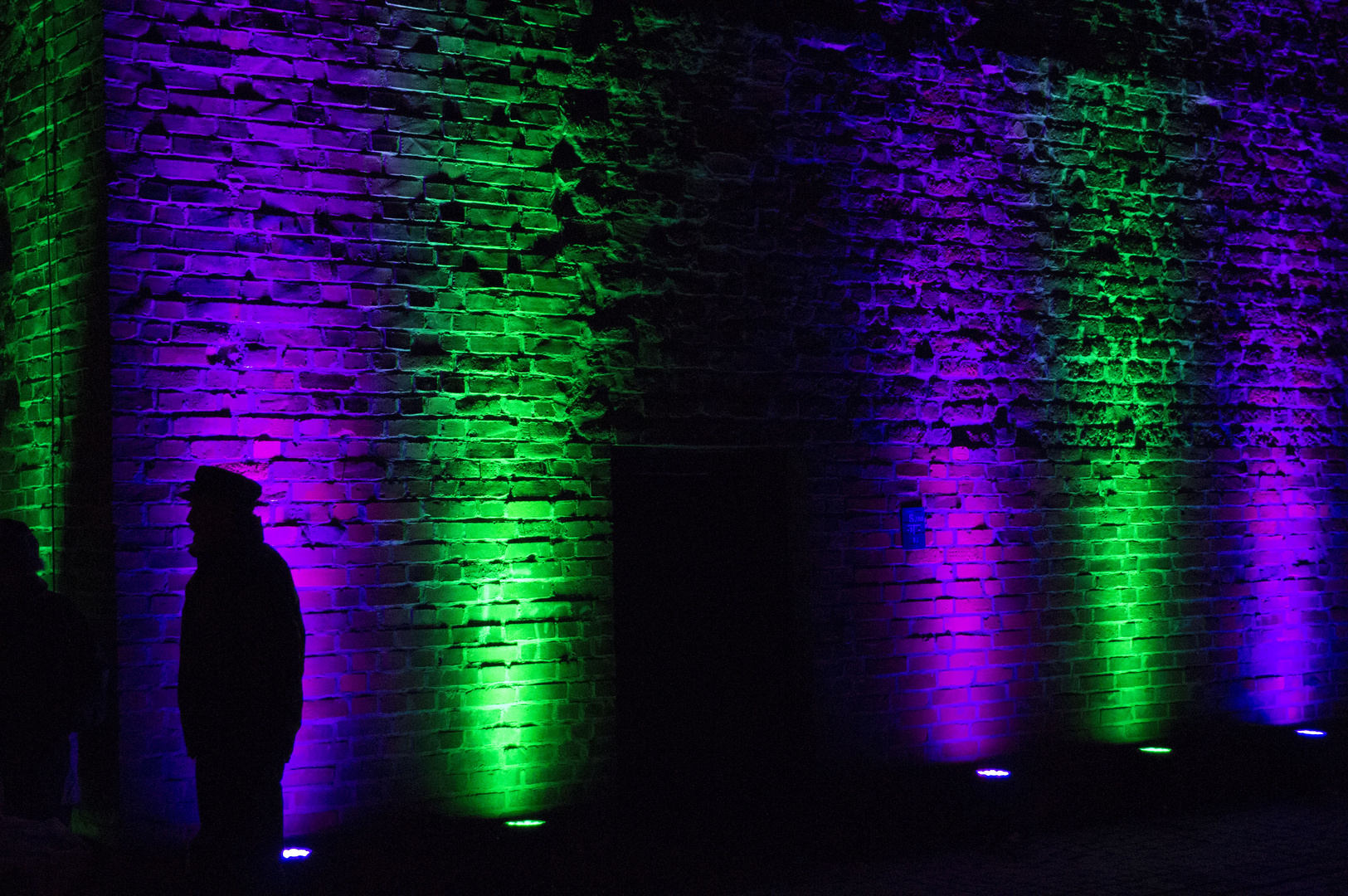 Breiter Turm Delitzsch (angeleuchtet zur Nacht der Türme am 01.03.2013)