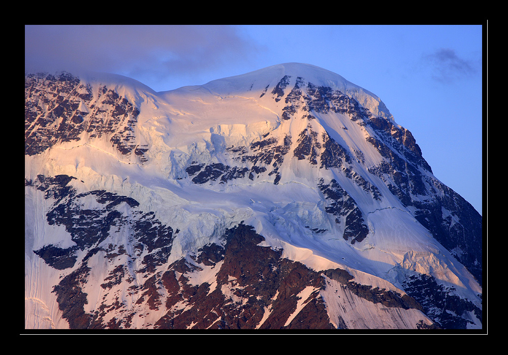 Breithorn bei Sonnenaufgang