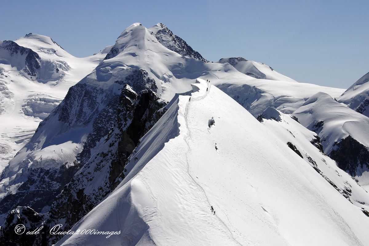 Breithorn centrale e gruppo del Monte Rosa