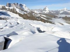 Breithorn mit Matterhorn.