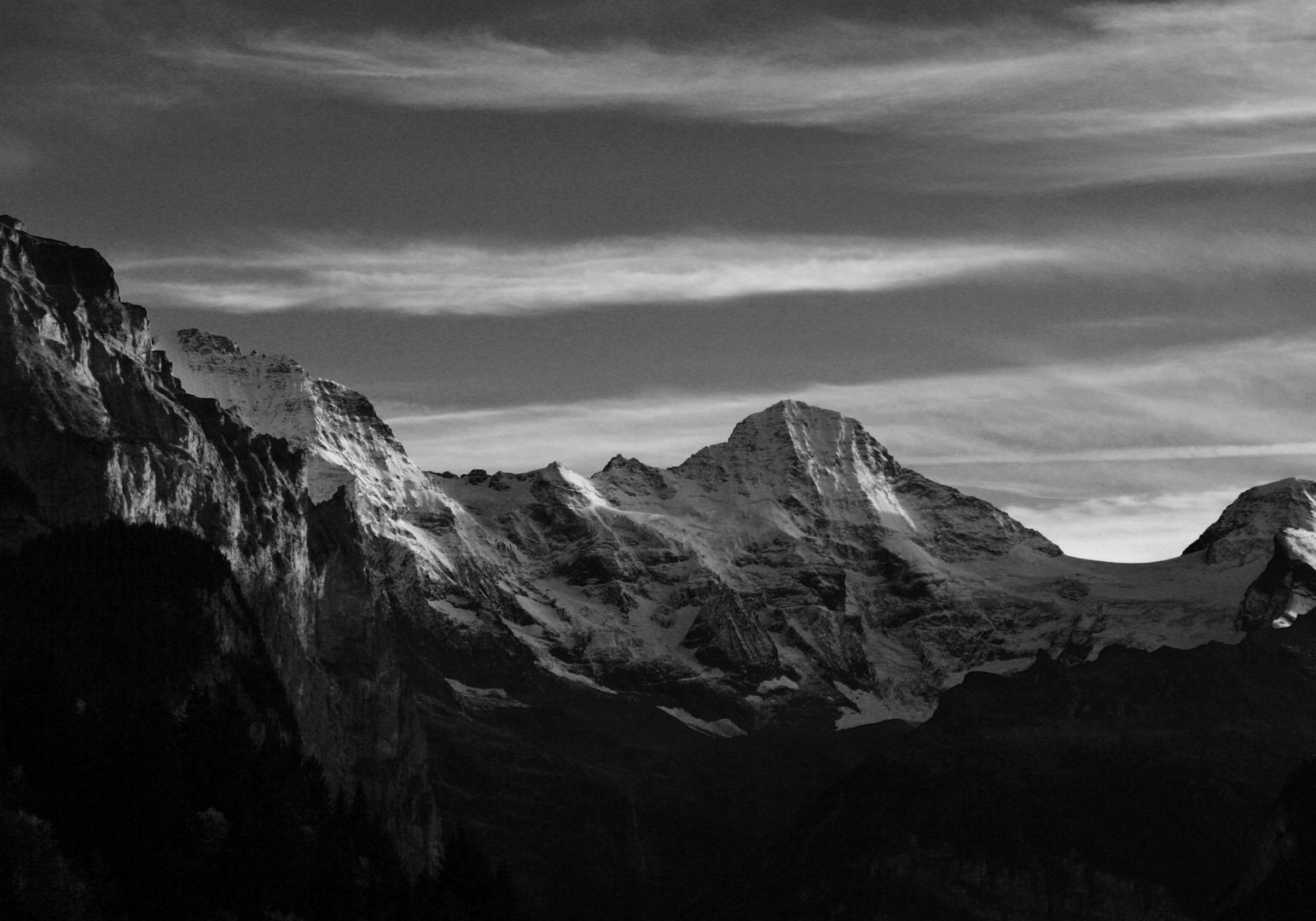 Breithorn und seine Nachbarn im Lauterbrunnental