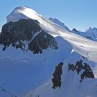 Breithornblick vom Kleinmatterhorn als mir am 31.07. 2015...